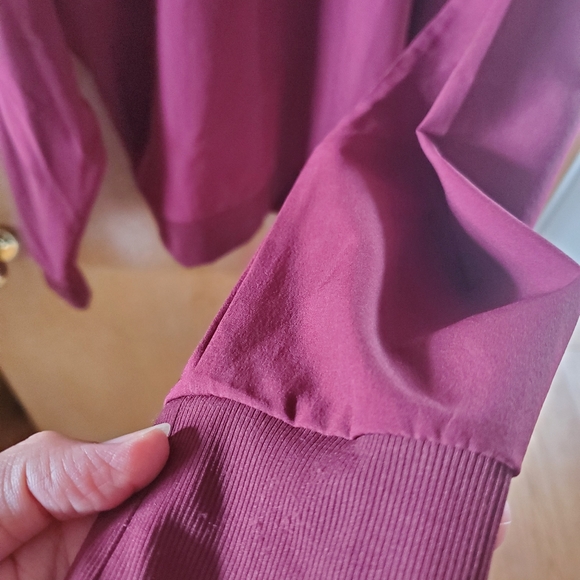 Lolë Track Bomber Jacket - Mulberry - Picture 3 of 5